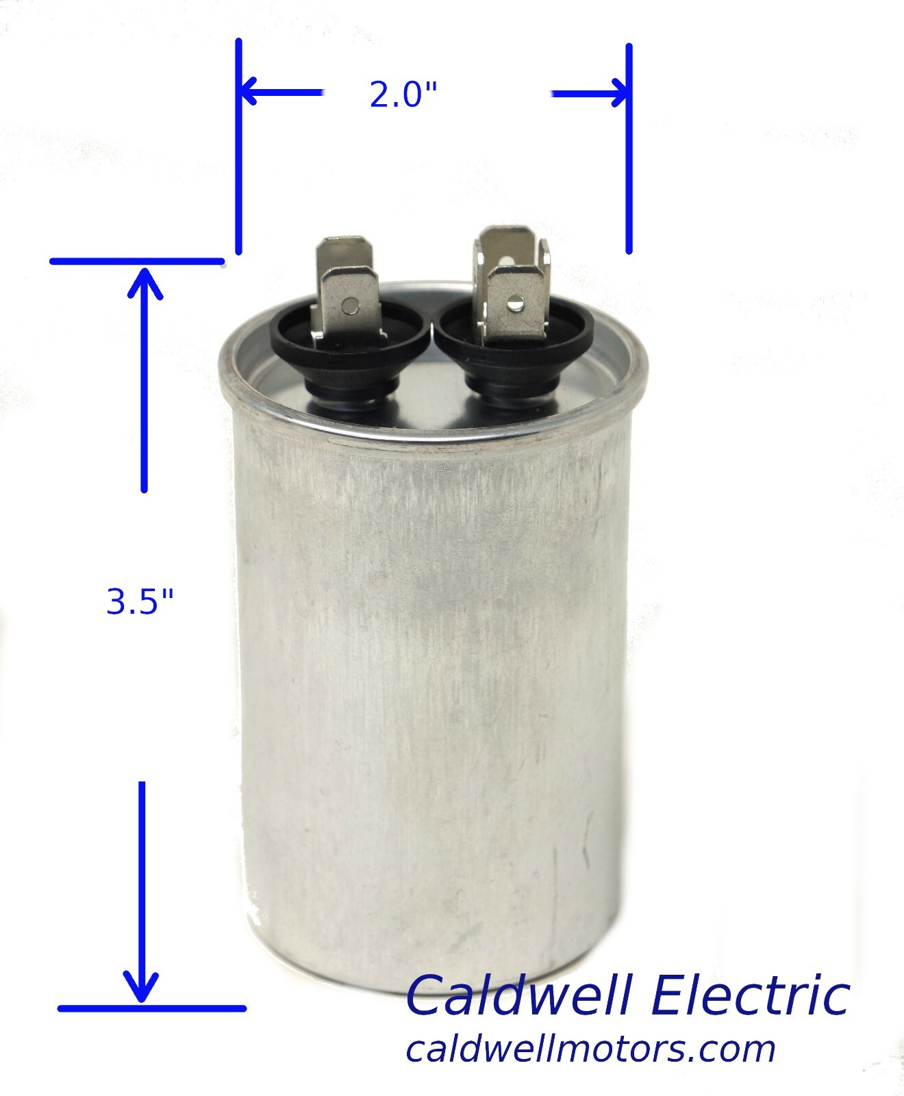 QE Quality 40 MFD Motor Run Capacitor 370 / 440 VAC