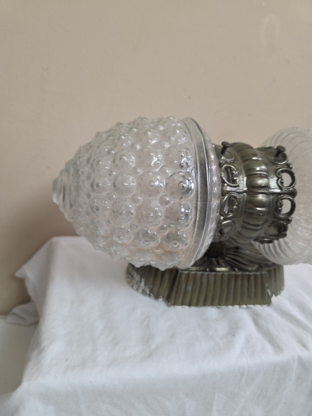 Vintage Double Vanity Bathroom Wall Globes Light Fixture By Lightcraft App 13"