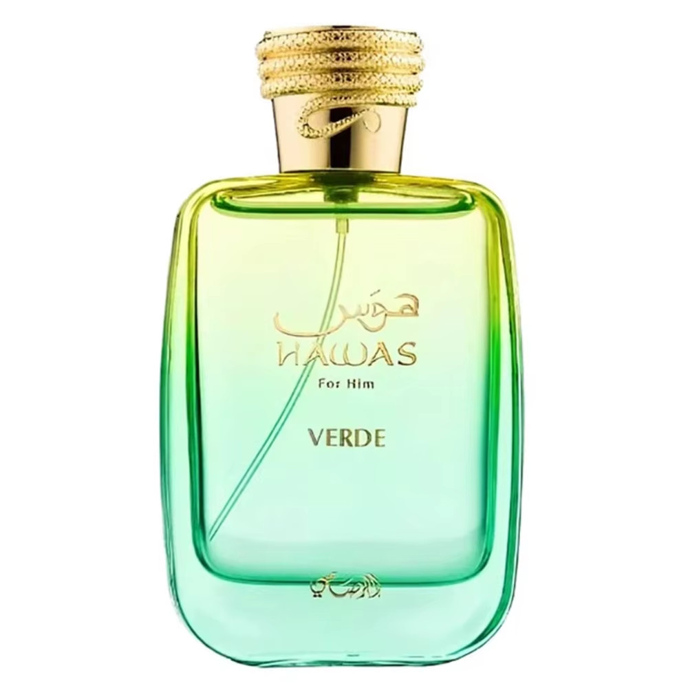 Rasasi Hawas Verde EDP 3.4oz 100ml Men Long Lasting Cologne Spray