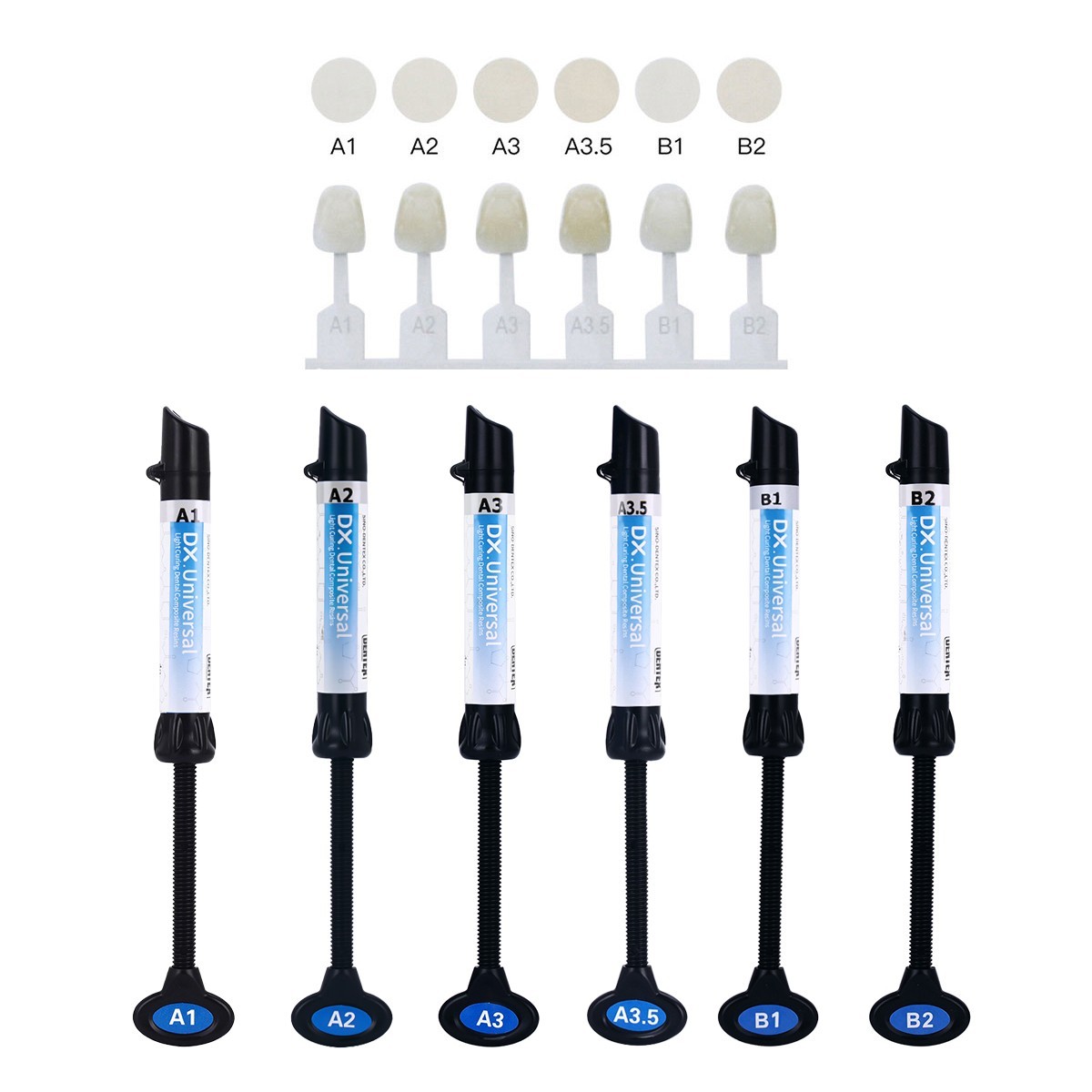 Dentex Dental Universal Composite Resin Light Cure A1/A2/A3/A3.5/B1/B2