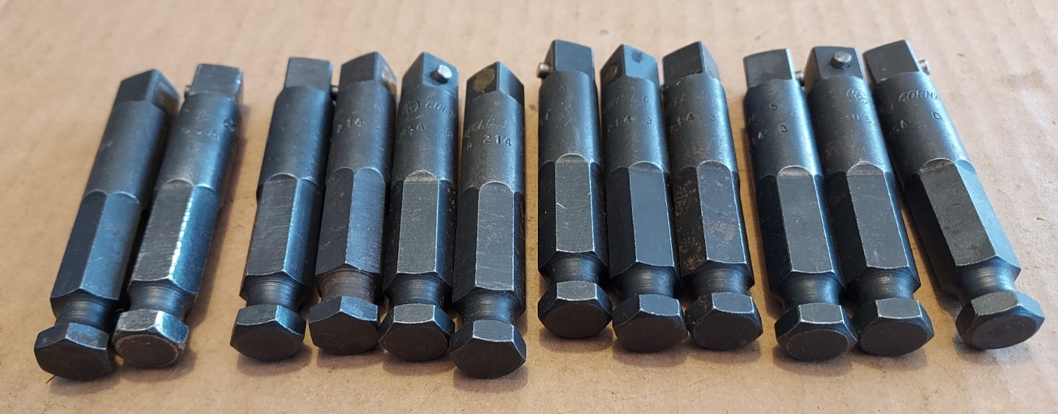 Cornwell USA D-214-3 (3") 7/16" Hex-Drive Impact to 3/8" pinned socket adapter.