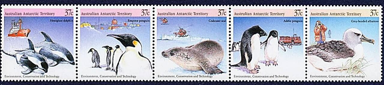 AUSTRALIAN ANTARCTIC ATT= polar BIRDS & ANIMALS MNH 💲FREE SHIPPING💲