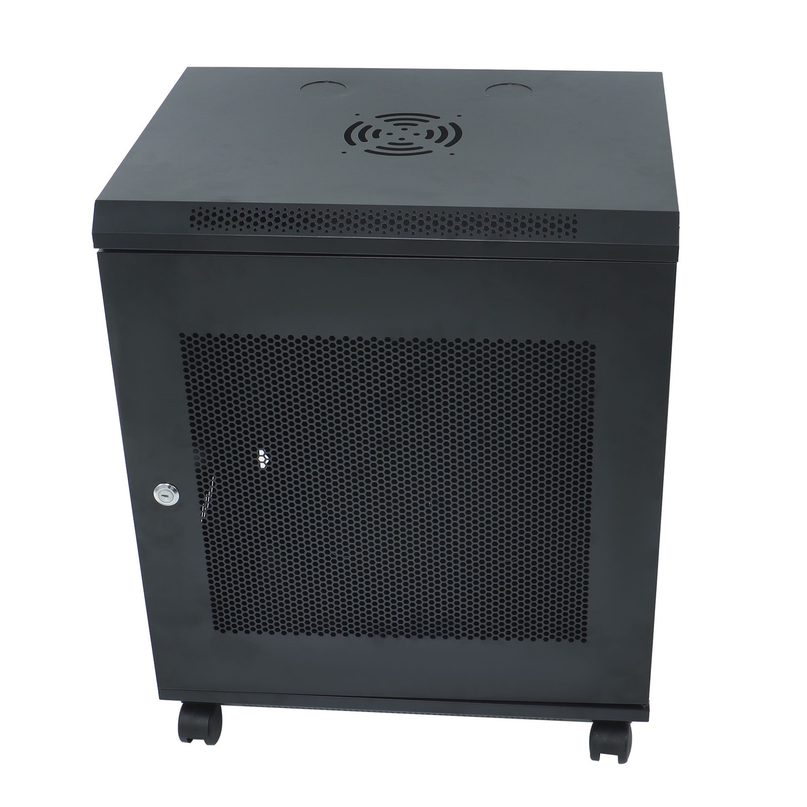 12U Wall Mount Network Server Rack Cabinet Enclosure 15.5'' Deep Door Lock