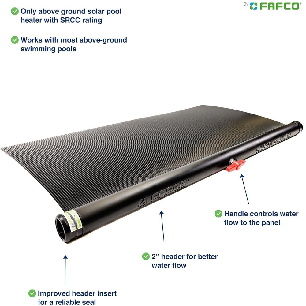 Fafco Above Ground Swimming Pool Single Heating Panel Kit