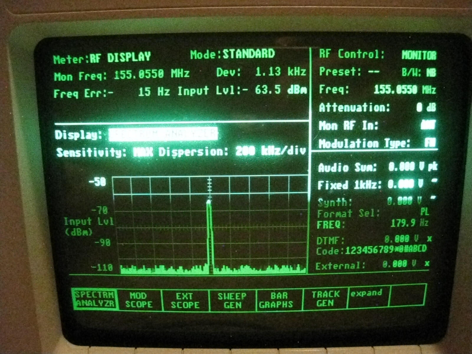 Motorola R2600C 400 Khz to 1GHz Service Monitor Test Set (Lot#MP899)