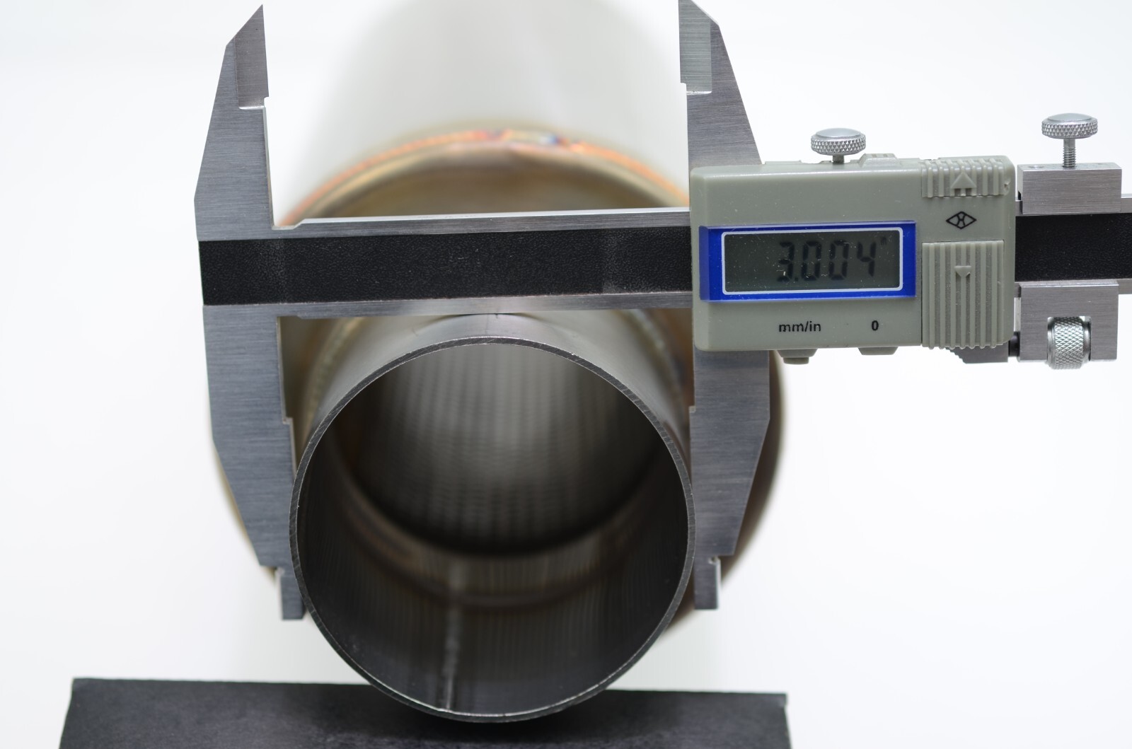 1320 Turn down dolphin muffler stainless steel universal 3" inlet 3.5" outlet