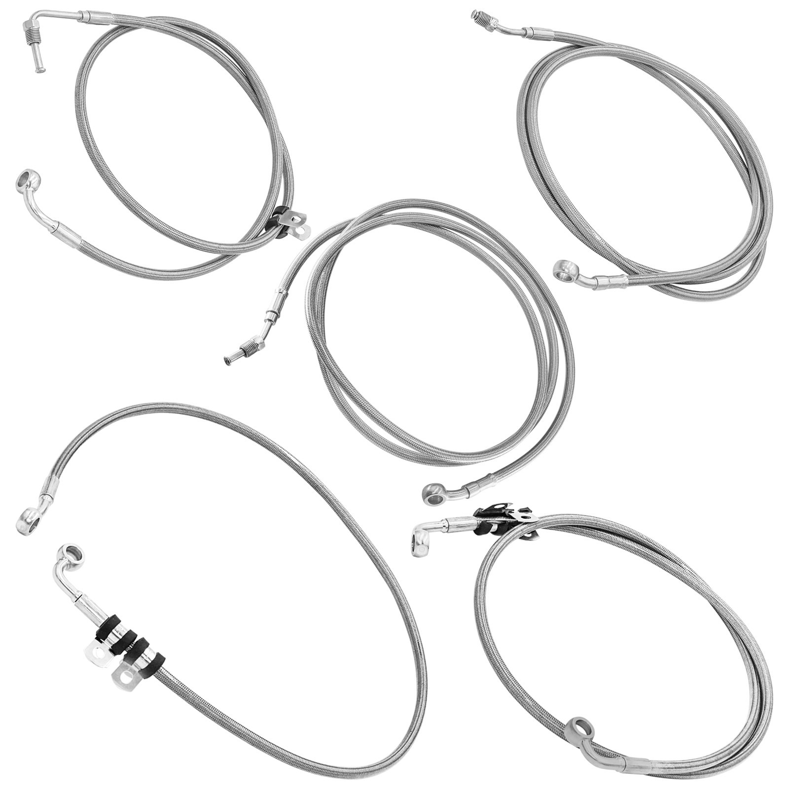 Front & Rear Brake Line For Polaris RZR S 900 EPS 15-2020 / 1000 EPS 2016-2021