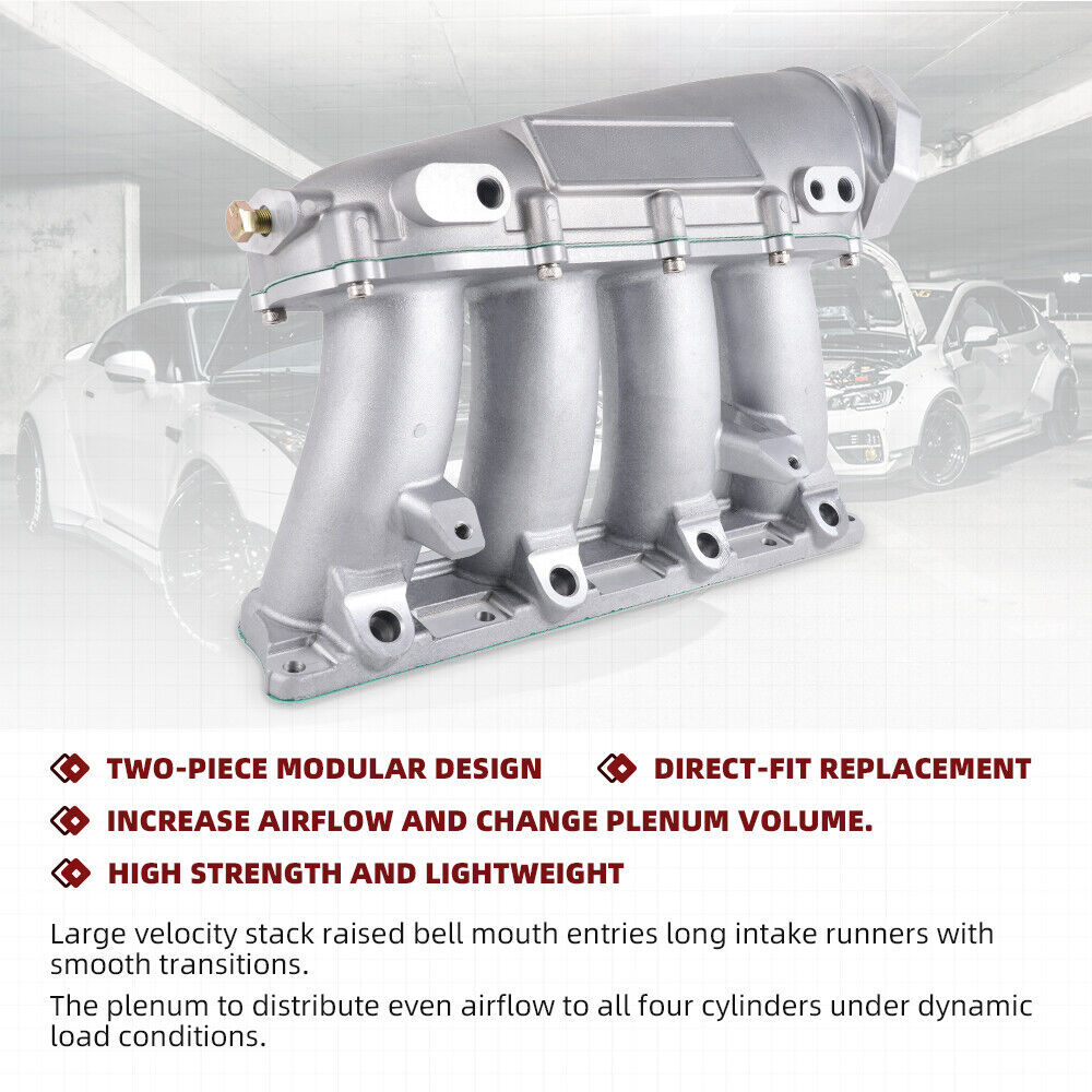 Ultra Street Intake Manifold for Honda K-Series K20A K20A2 K20Z1 K24A1 - Silver