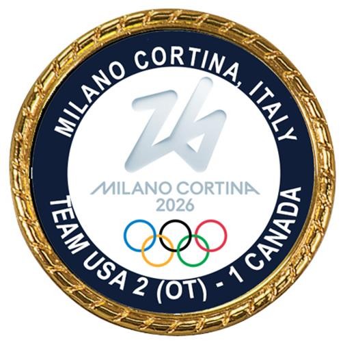 Tribute Coin 2026 Winter Olympics Men's Ice Hockey Gold Medalist Champions