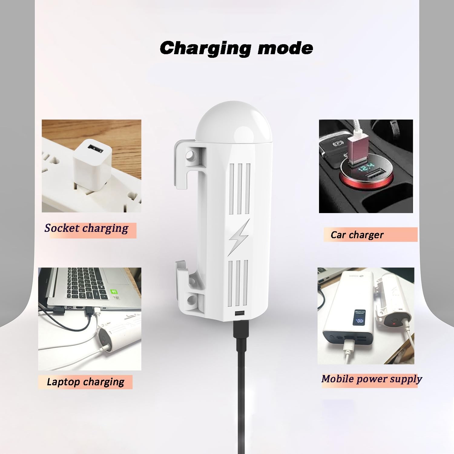 Outdoor Portable Shower For Camping With Rechargeable Water Pump Car Essentials