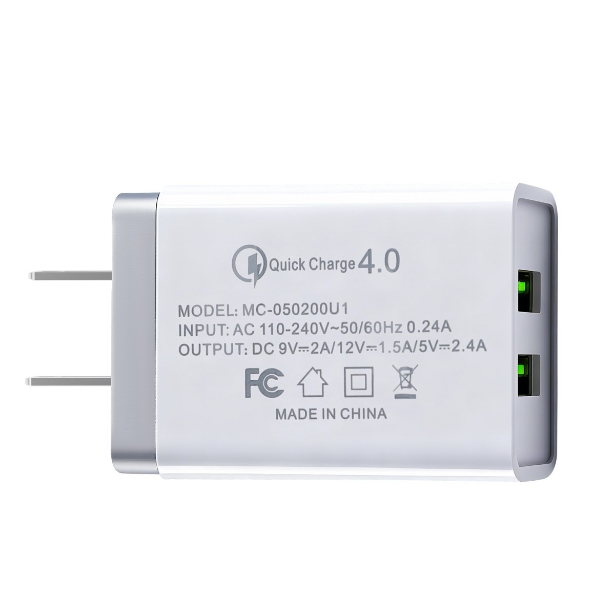 USB Wall Charger Dual Port USB Cube Power Adapter Charger Plug Block ...