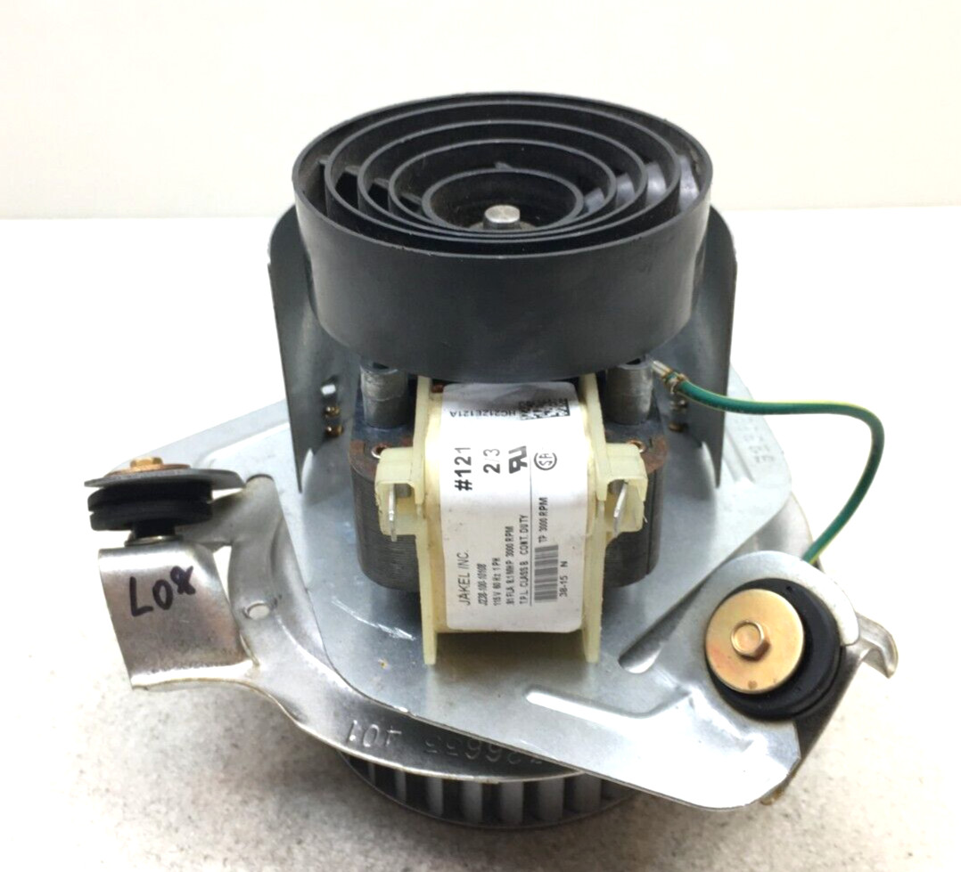 JAKEL J238-100-10108 Draft Inducer Blower Motor 115V HC21ZE121A used #L08