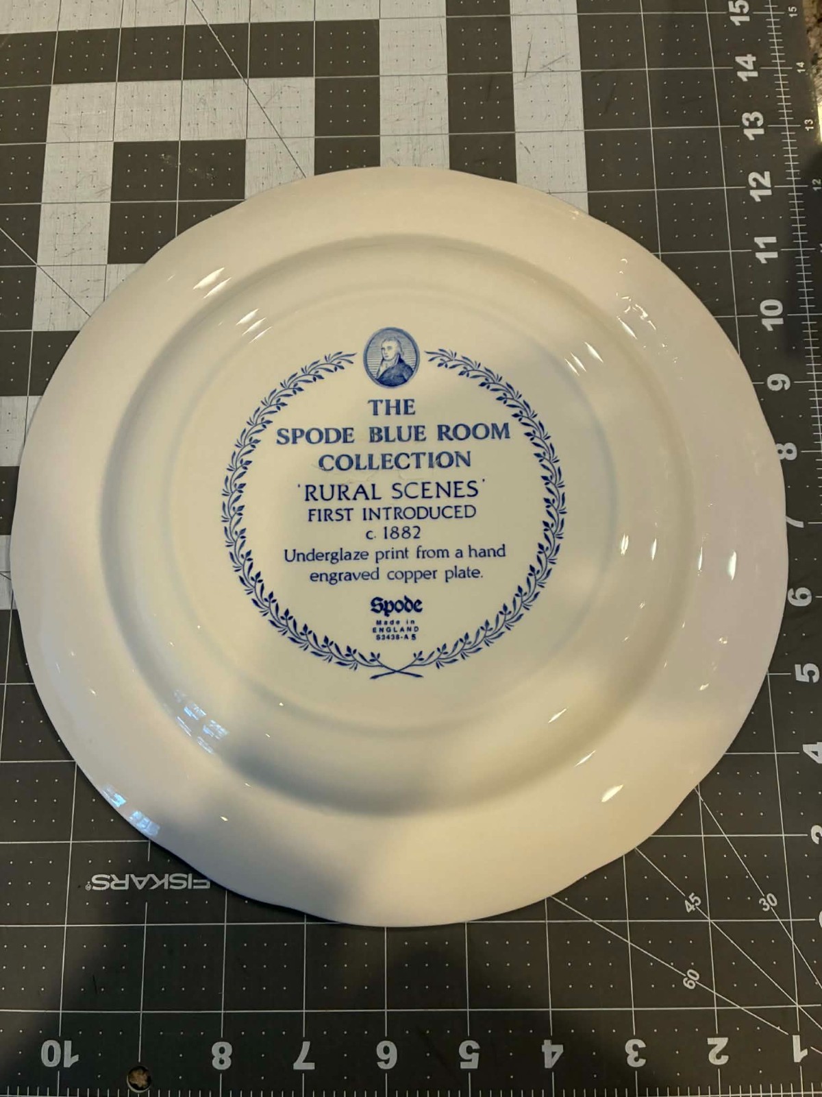 Spode Blue Room Georgian Collection Plates Made in England Mint