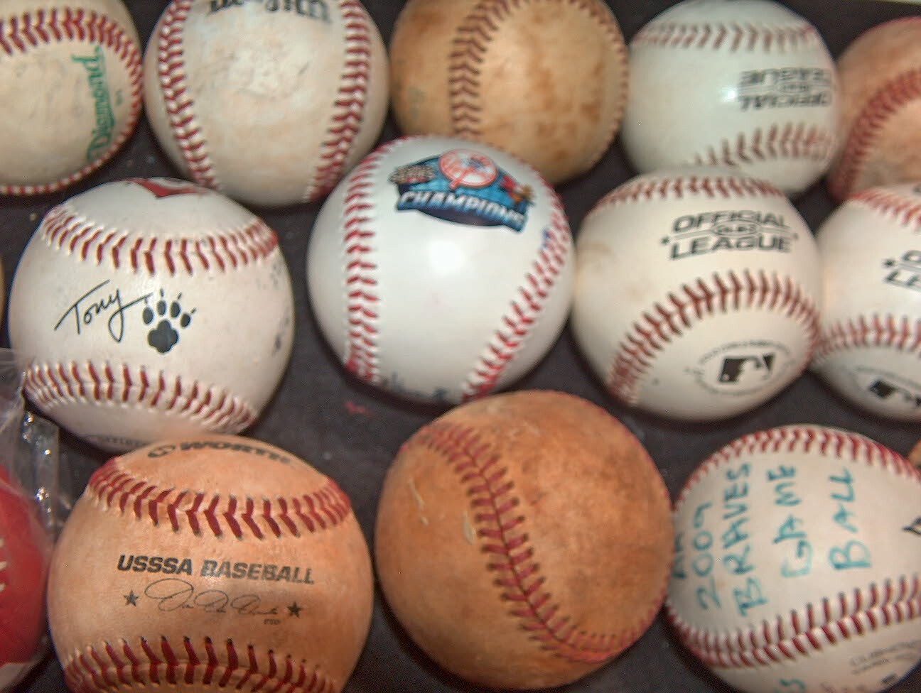 LOT OF 50 Used Baseballs Hitting Practice Balls mixed brands