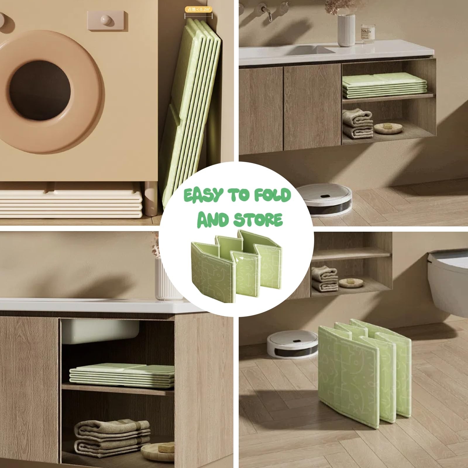 Collapsible Bathing Basin 29.5×17.7×9.8 in, Foldable Portable Tub with Drain ...