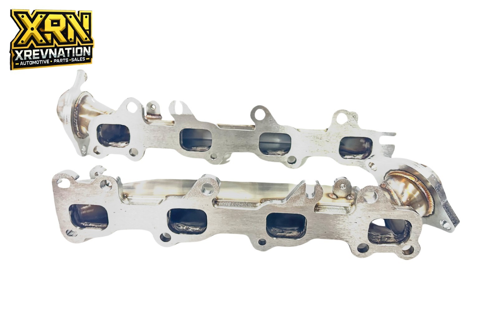 High Flow SS Exhaust Manifold Kit for 2009–24 Dodge Ram 1500 2500 3500 5.7 HEMI