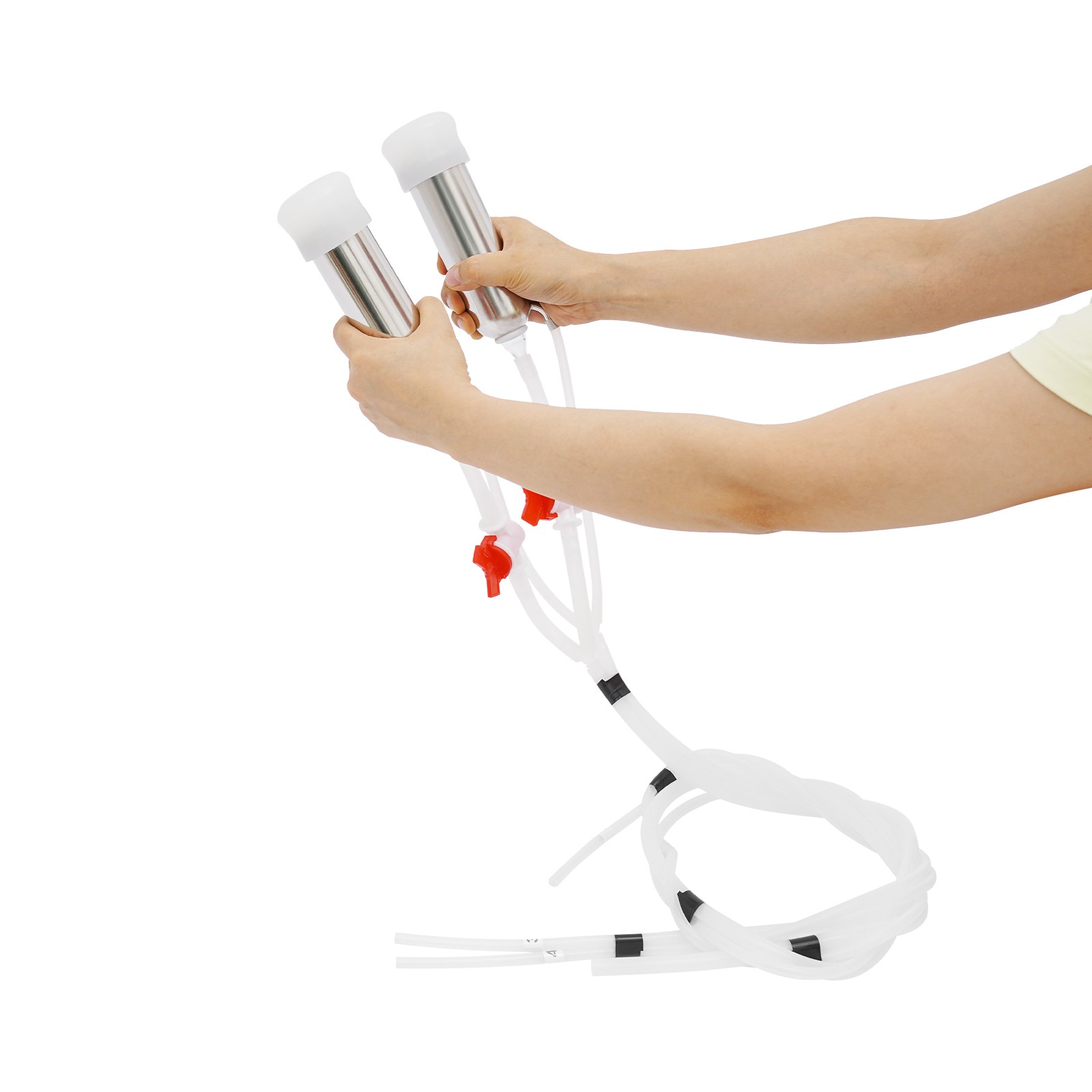 Pulsation Cow Milking Machine, Electric Cow Milker, Milking Machine with Stainle