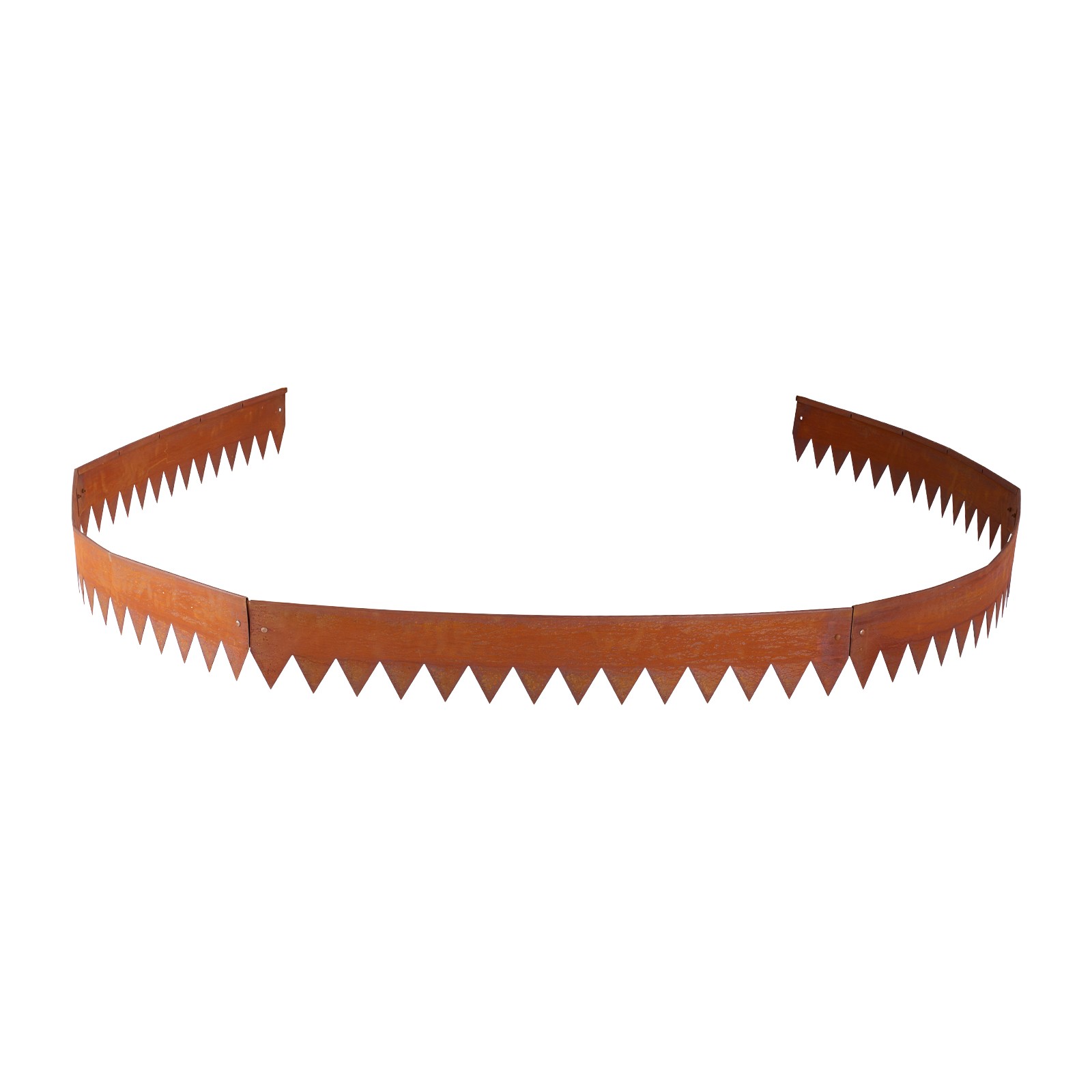 Uimoso Corten Steel Garden Edging 40 x 6 in Flexible Metal Landscape Border