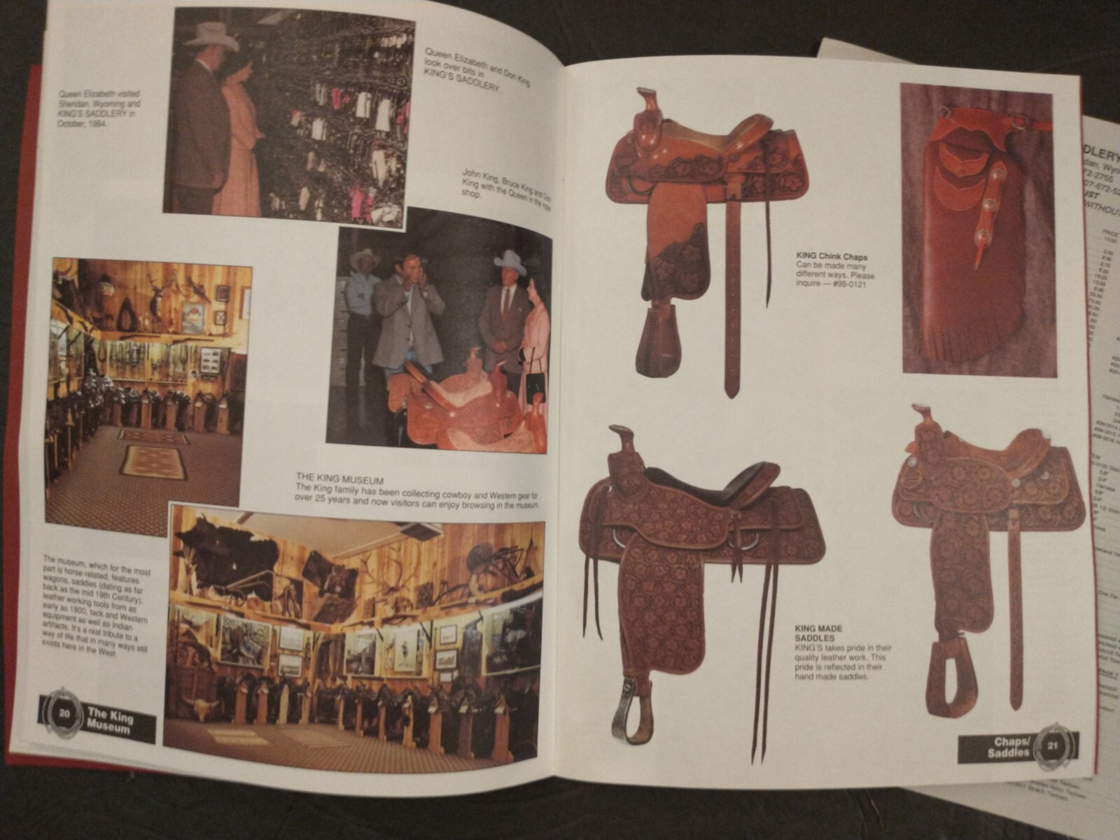 Vintage King Ropes Saddle Catalog King's Saddlery Catalog Sheridan Wyoming Rare