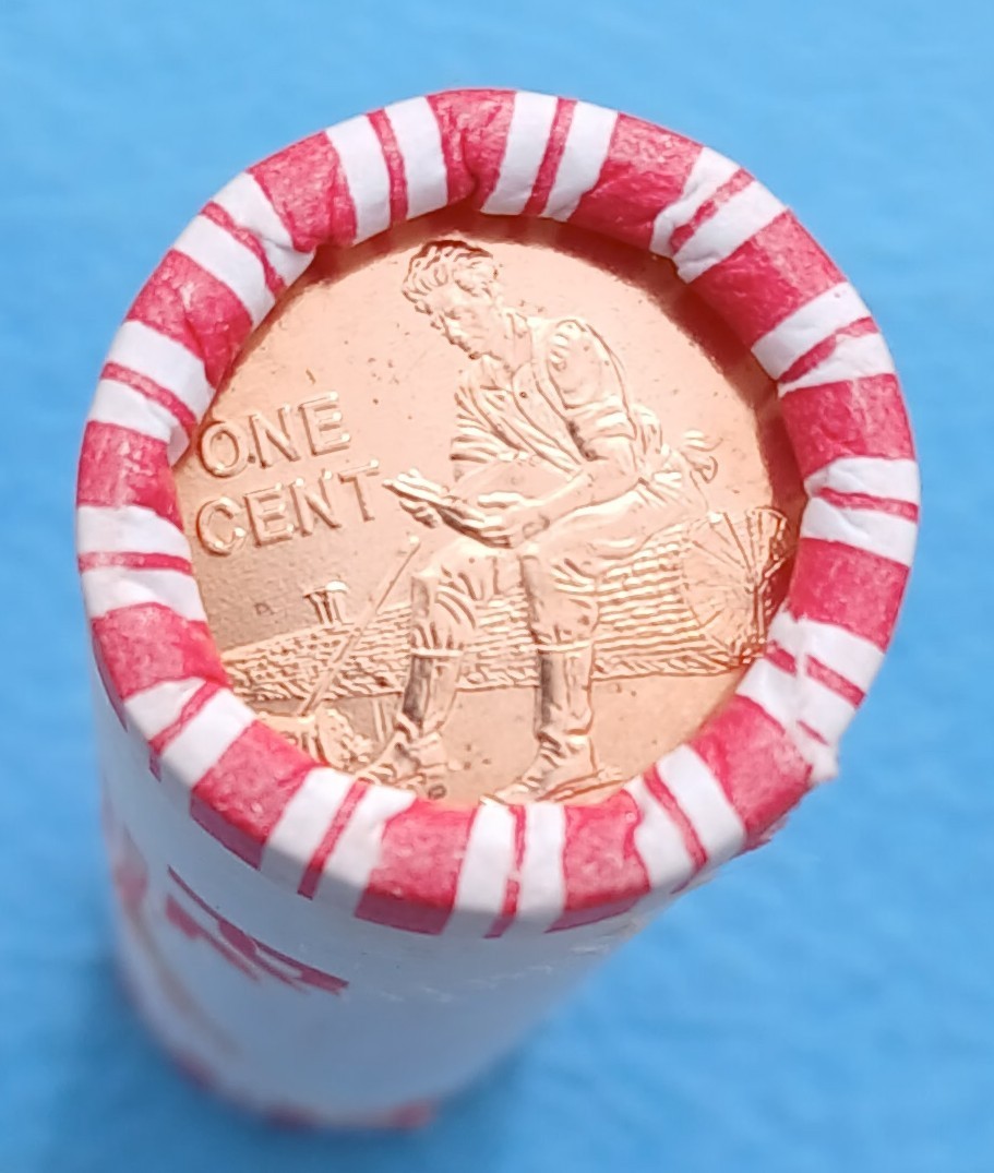 2009D LP2 Original BU Roll Of Lincoln Cents 50 coins