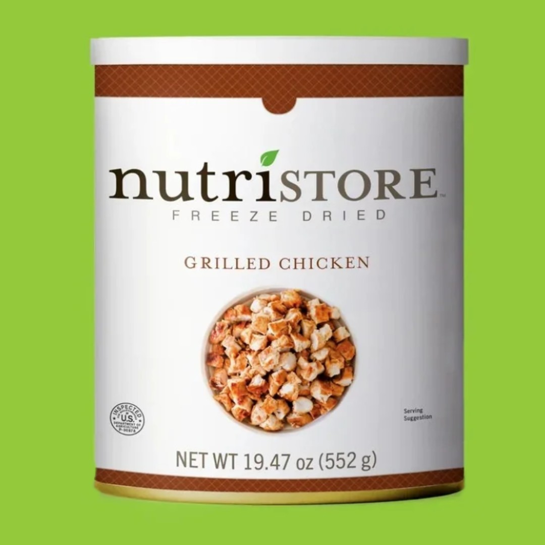 Nutristore Freeze Dried Grilled Chicken | Premium Quality | USDA Inspected |552G