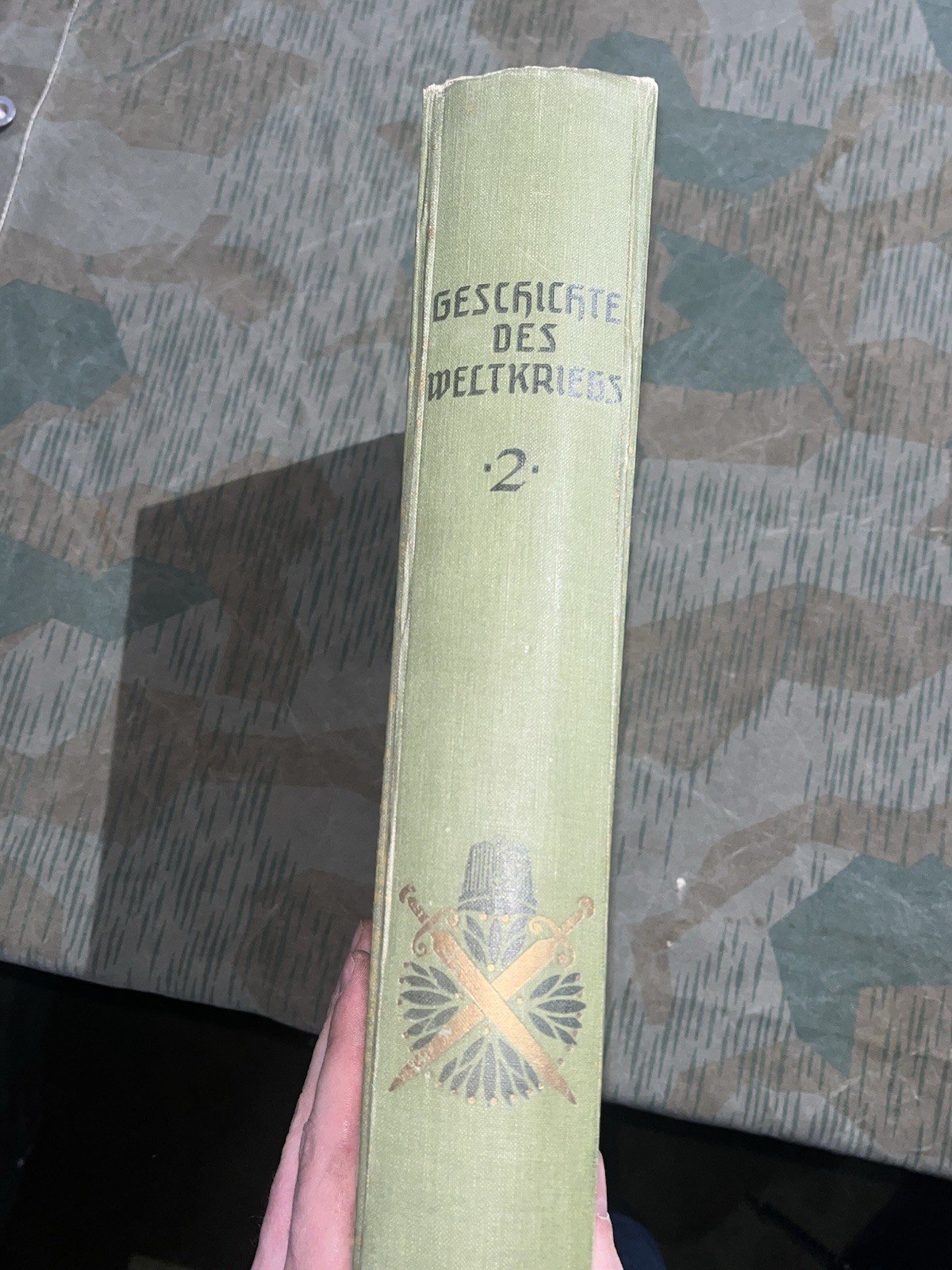WW2 German Era Original Die Geschichte Des Weltkriegs Book #2 on German Military