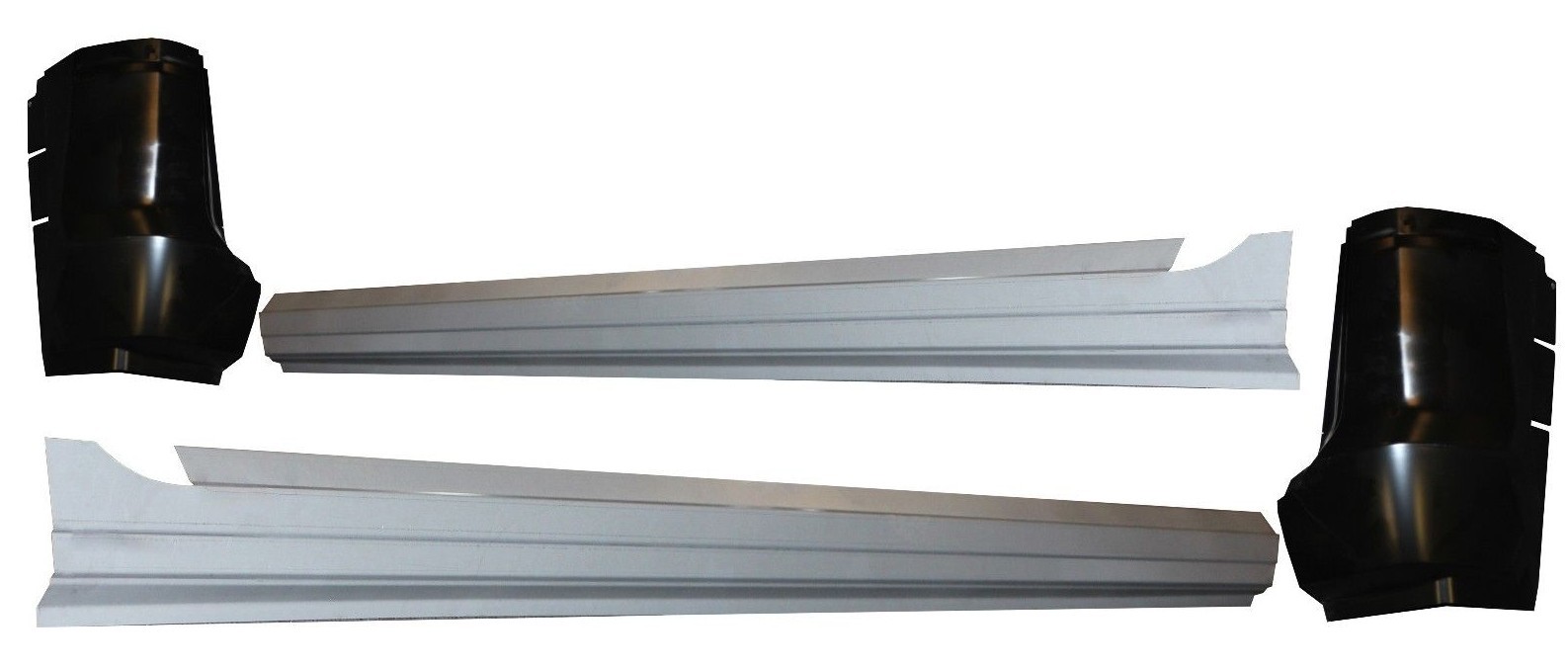 Outer Rocker Panels and Cab Corners Fits 2009-2018 Ram Truck Crew Cab 4PC. Set