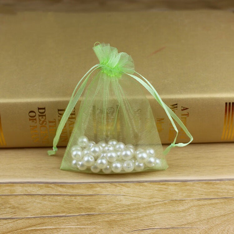100pcs Drawstring Bags Multicolor Wedding Favor Bag Organza Gift Bag Pouch 4"x5"