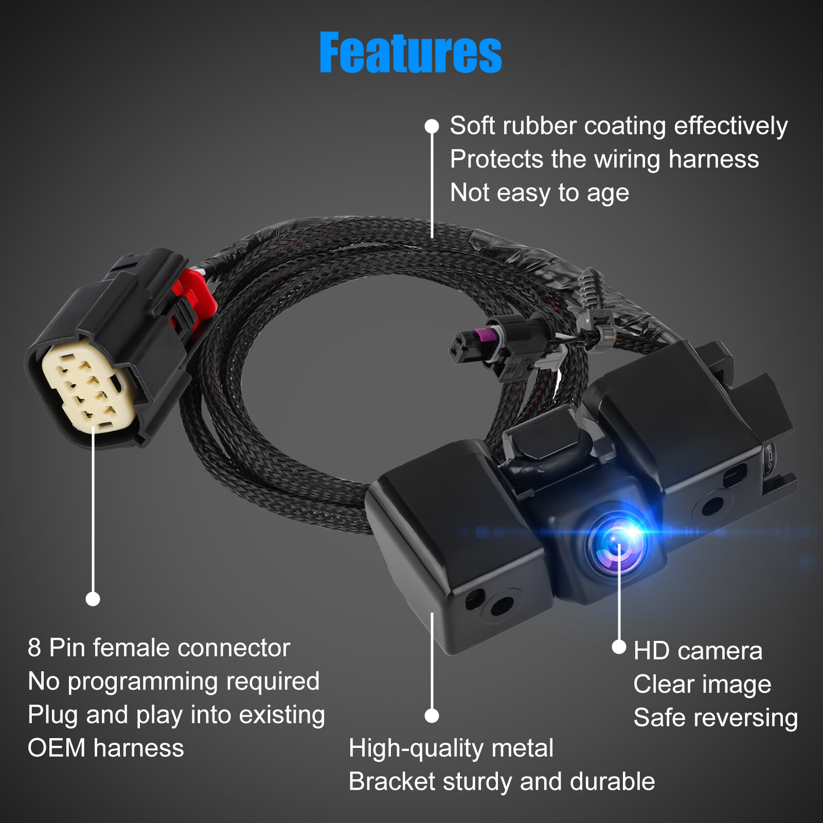 84062896 Rear View Parking Backup Camera For Chevy Silverado/GMC Sierra 2016-19