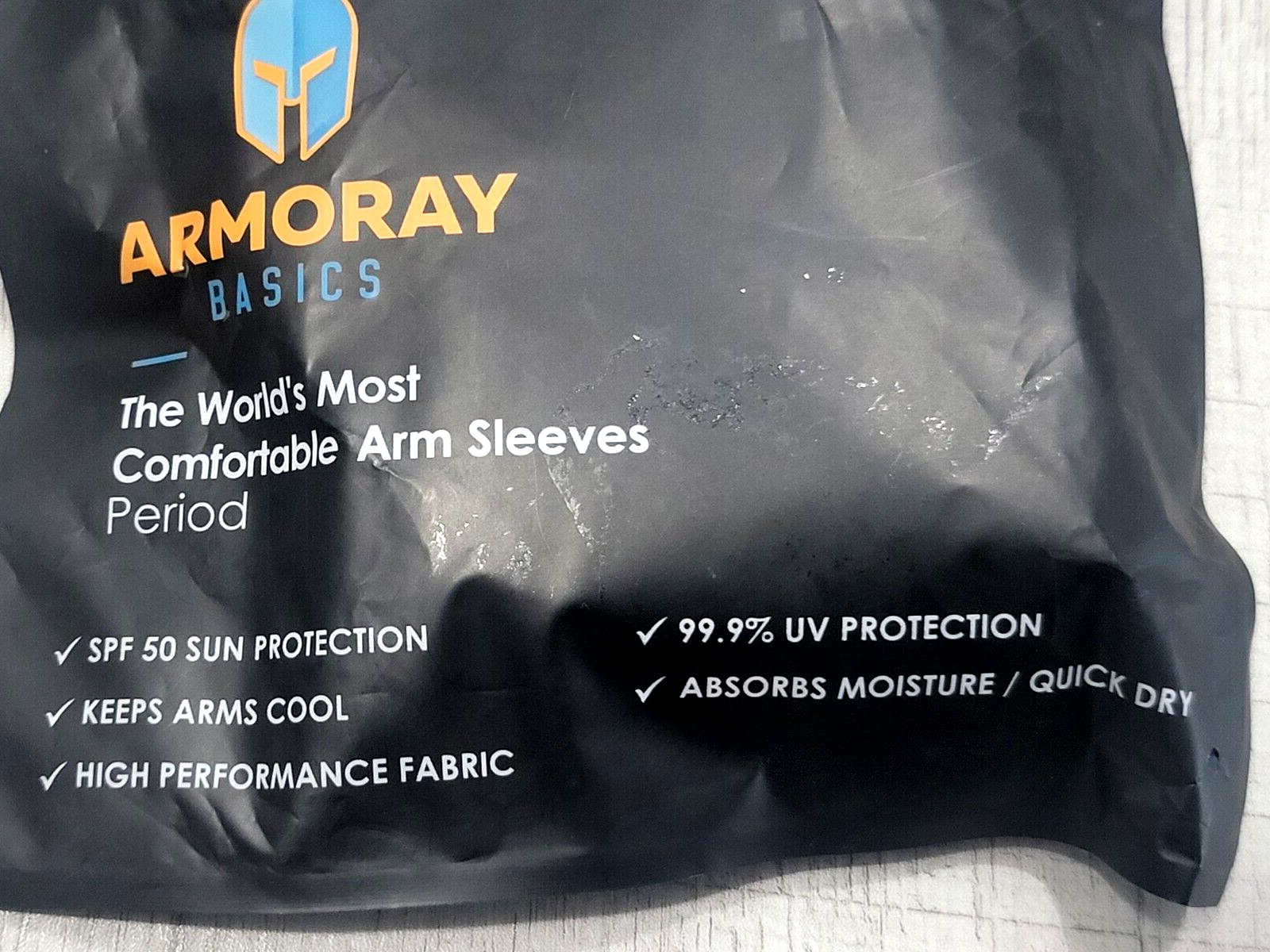 Armoray Arm Sleeves 4-Pack black, SPF 50, upport, quick dry