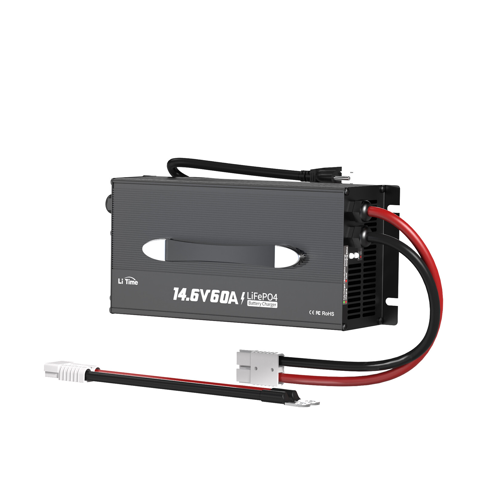 LiTime 14.6V 60A LiFePO4 Lithium Battery Charger Mountable 4 Safety Protections
