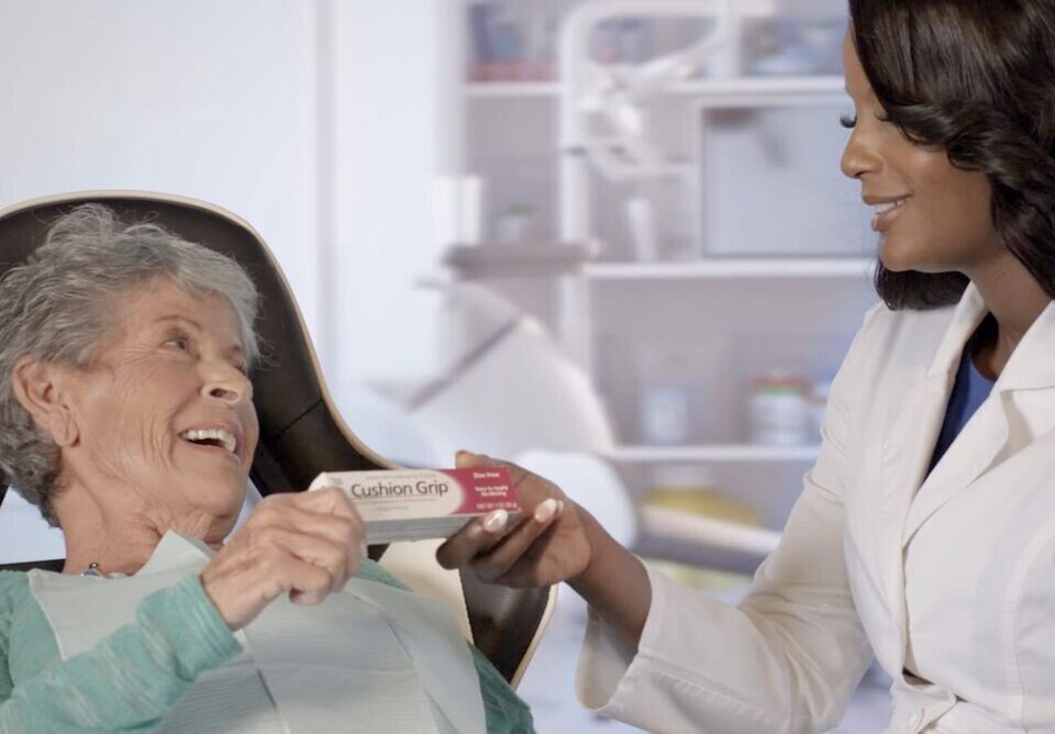 Cushion Grip Soft Pliable Thermoplastic For Refitting Dentures 1 Oz (2-Pack) NEW