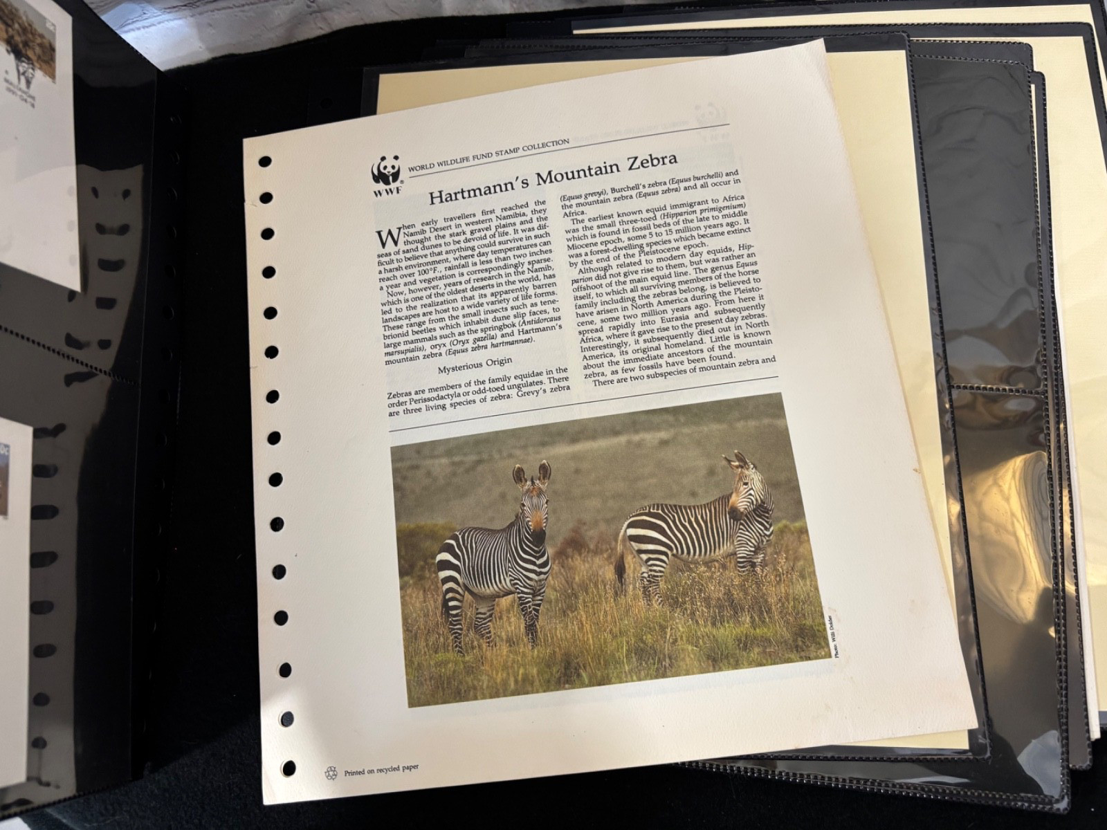 WWF various Official Proof Edition sheets lot