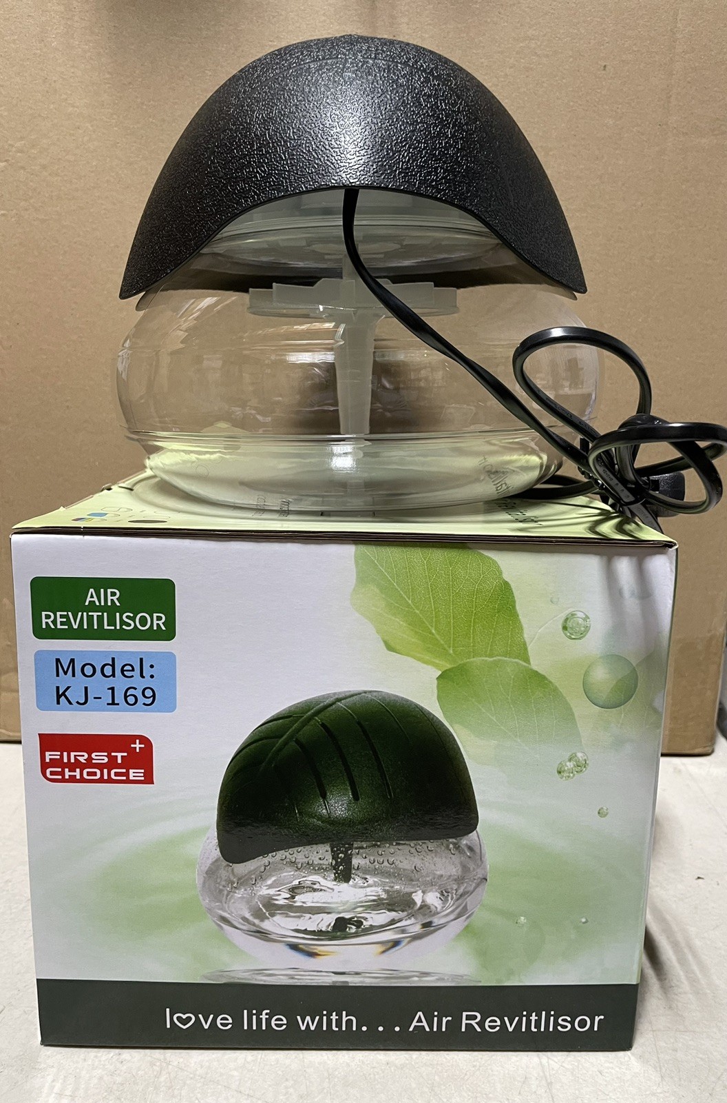 Water-Based Purifier Air Washer,Air Revitalizer,Freshener, colorful lights,Black