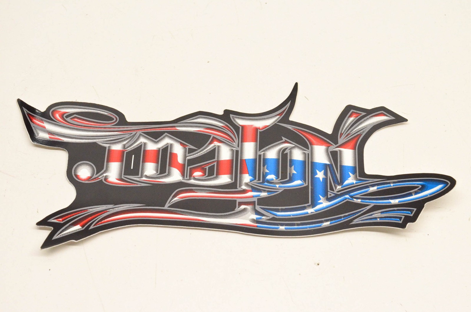 No Fear DA1250IN Stripes Decal 10"x4". NOS