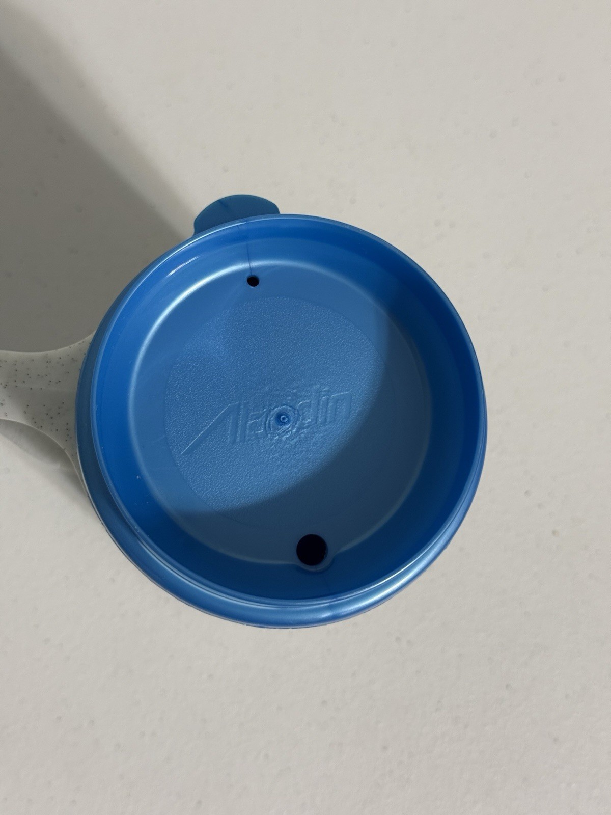 TWO Vintage Fountain Drinks Splash Into Hawaii Aladdin Travel Mugs Cups W/Lids