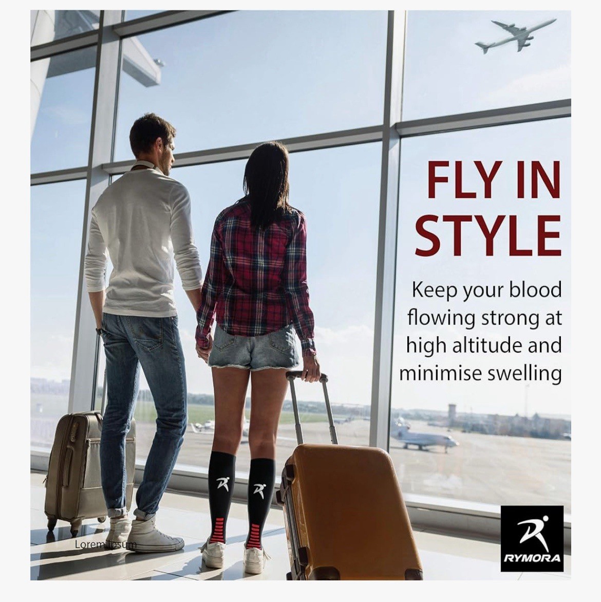 Compression Socks for Men and Women (Graduated Compression, Seamless Toe Seams)