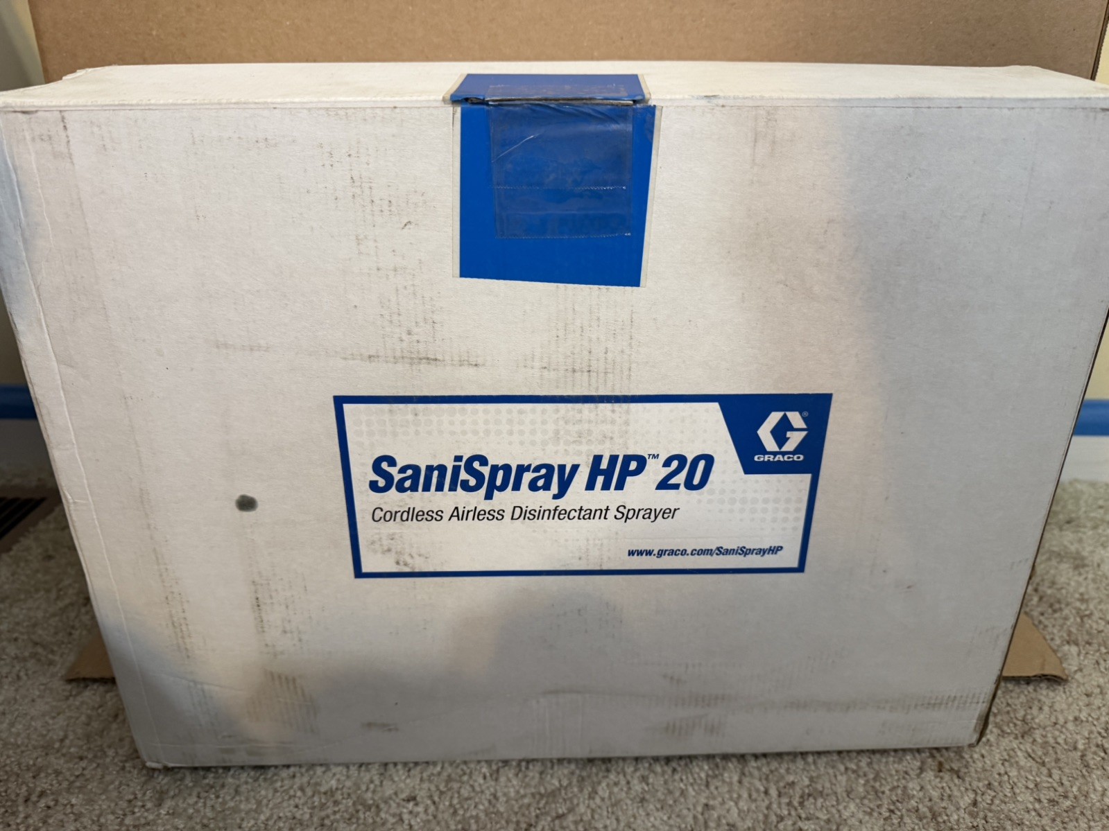 Graco SaniSpray HP20 Cordless Handheld Sprayer *w/ 2 DEWALT Batteries & Charger*