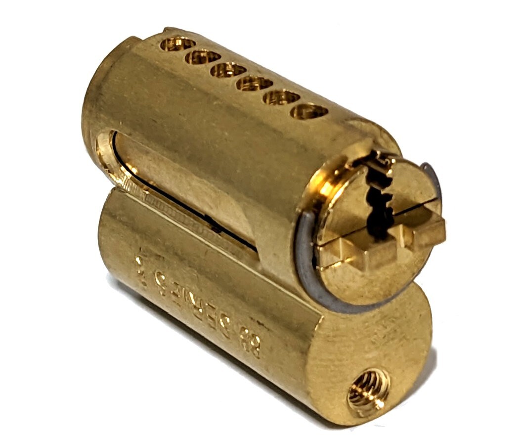 ABUS 888 S2 Cylinder for 83 Series Padlocks Brass- Zero Bitted