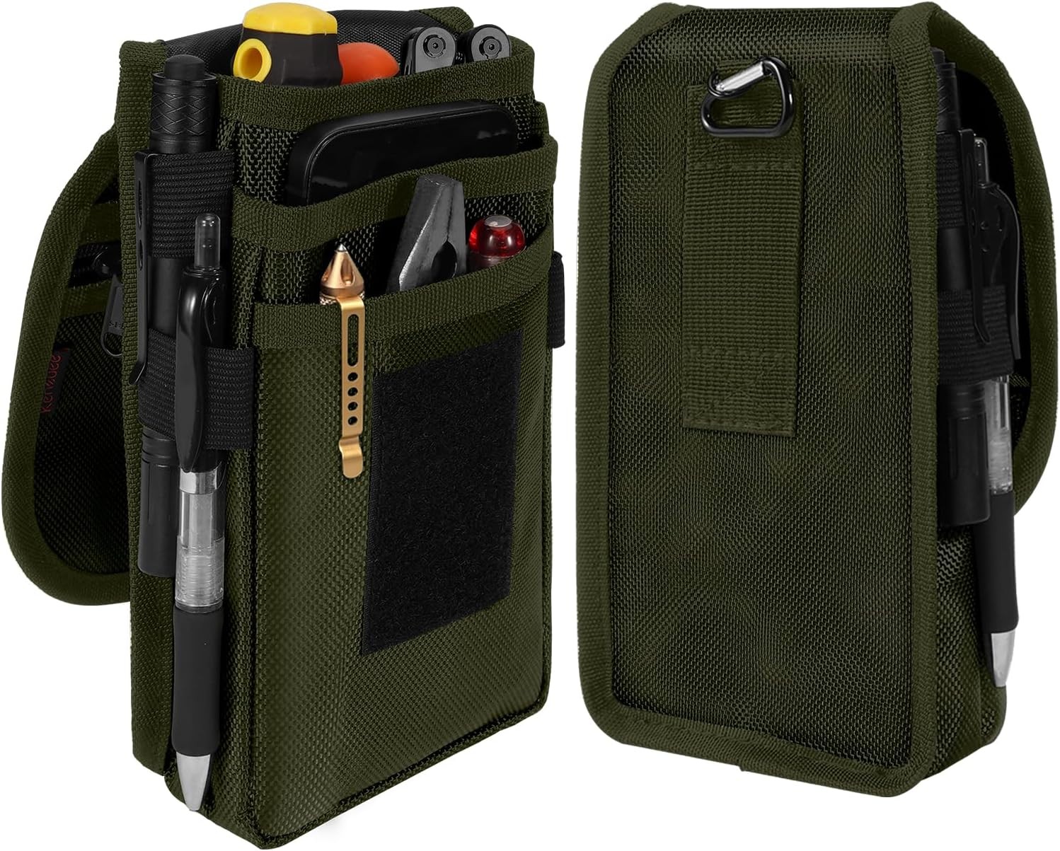 Belt Tool Pouch Multitool Organizer Holster Nylon Bag for EDC Gears Cellphone