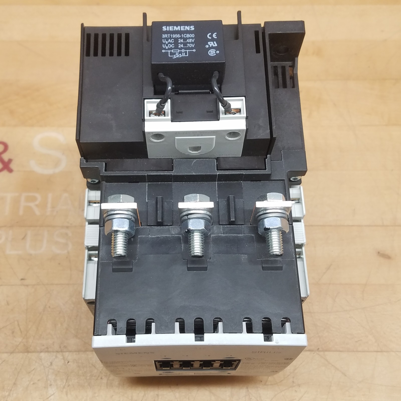 Siemens 3RT1055-6AB36 Contactor, 195A, 600V AC - USED