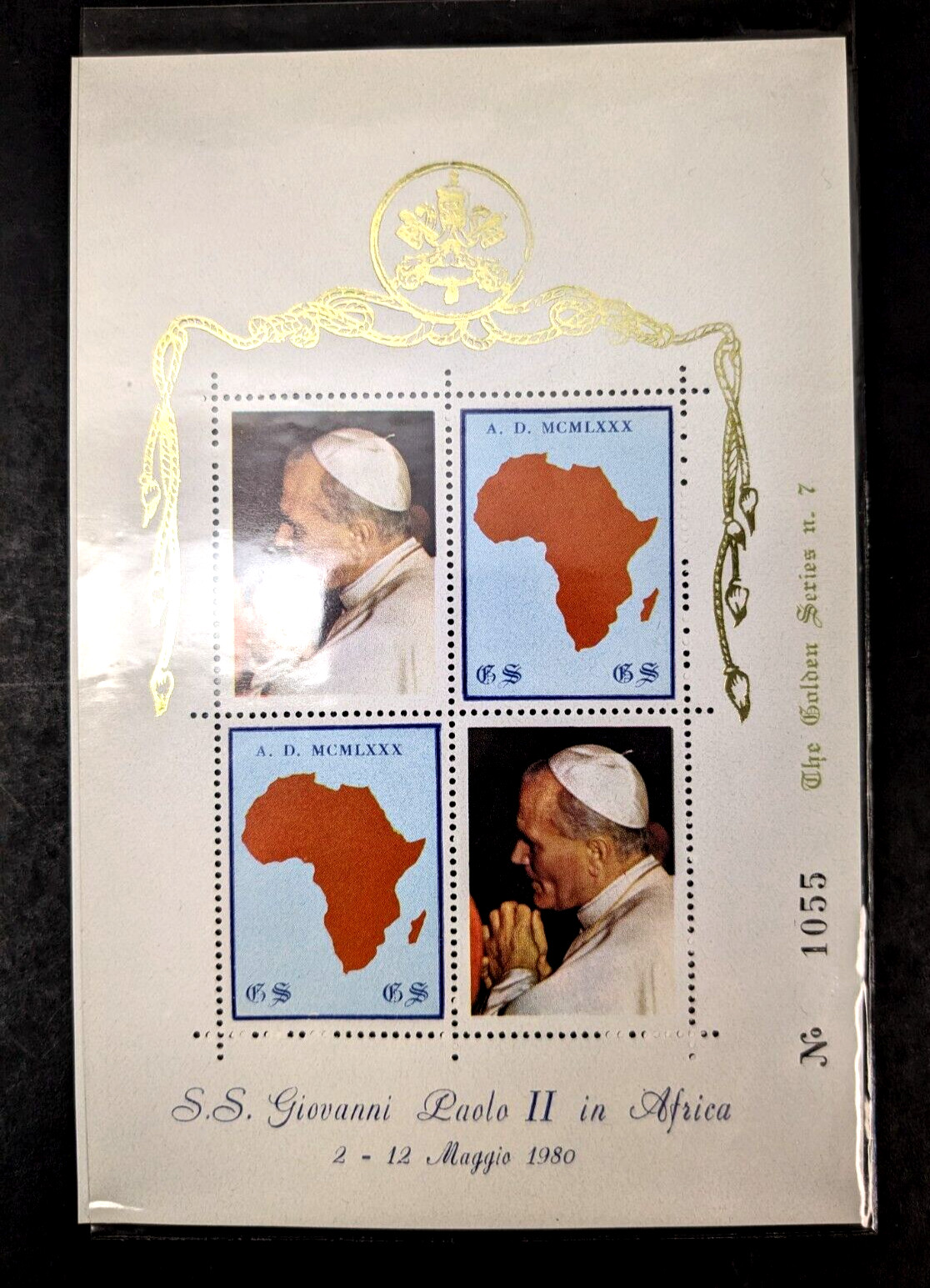 Pope John Paul II, The Golden Series Trip to African Countries Covers, Stamps