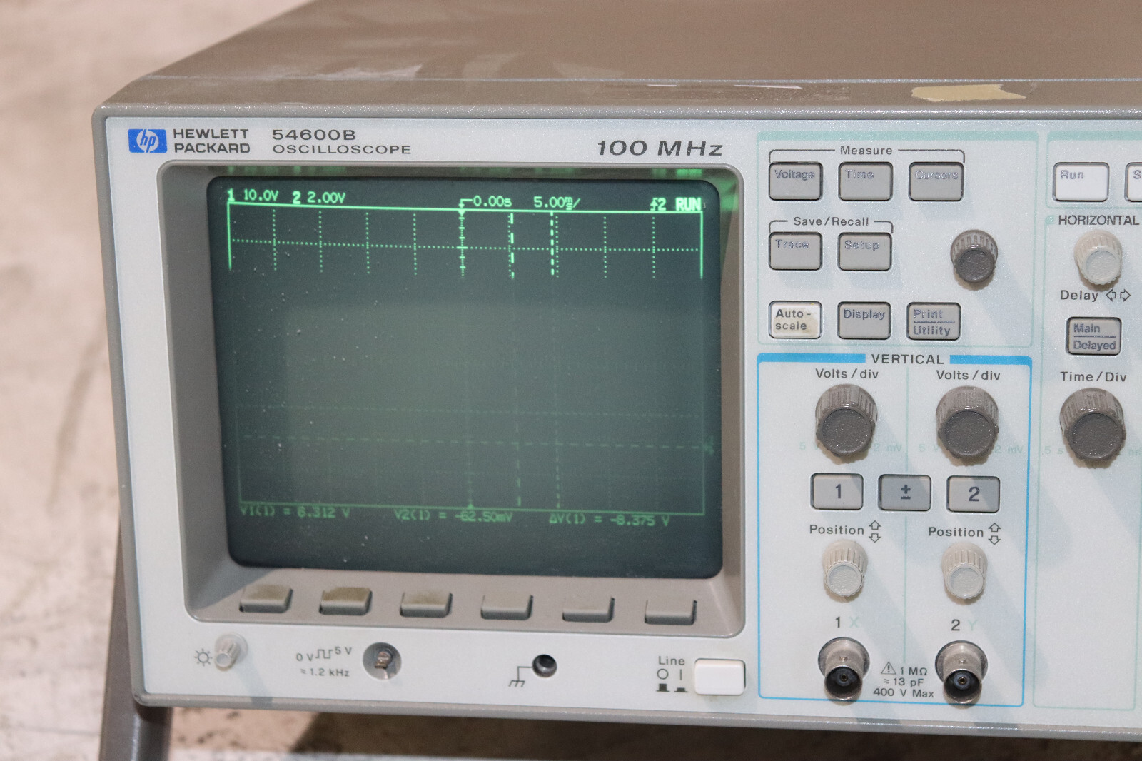 HP 54600B ~ 2-Channel Digital Oscilloscope ~ 100MHZ