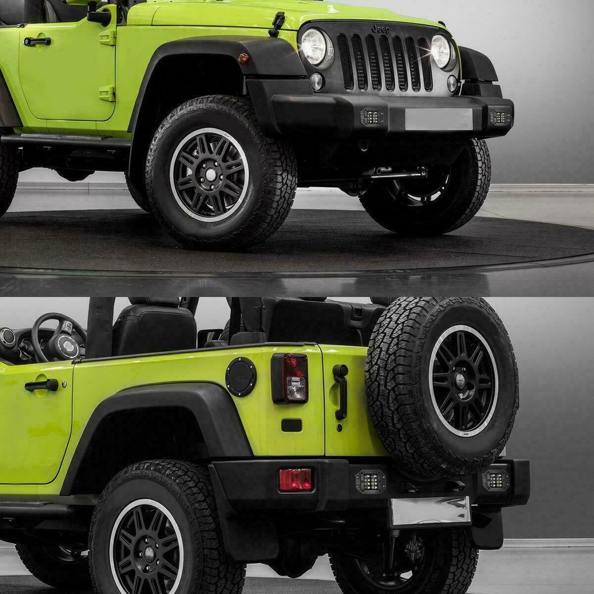 Fit Yamaha Grizzly 700 07-15 & 550 09-14 24W LED Light Pods Headlight Mount Kit