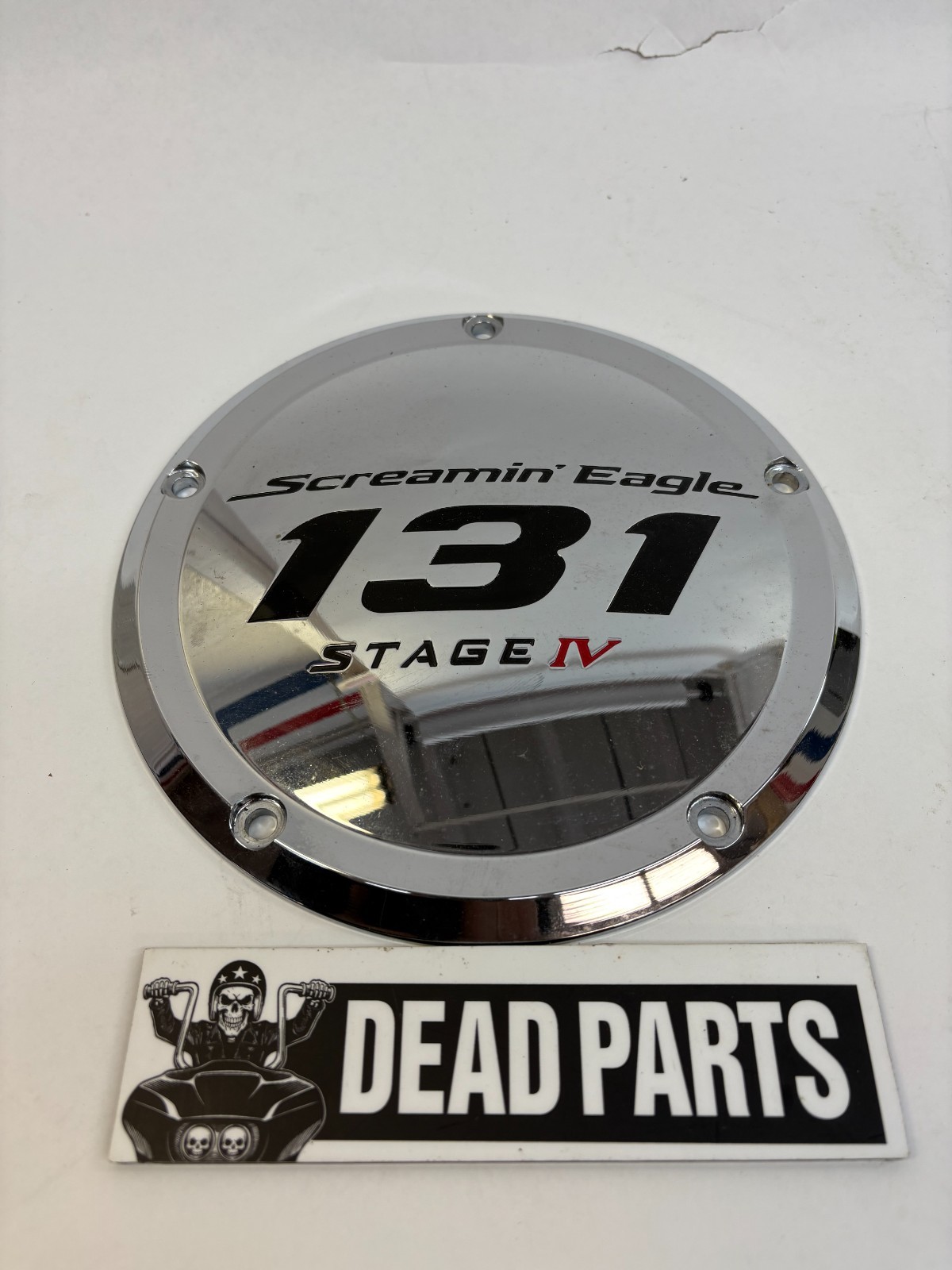 Harley Screamin Eagle chrome 131 IV clutch derby cover