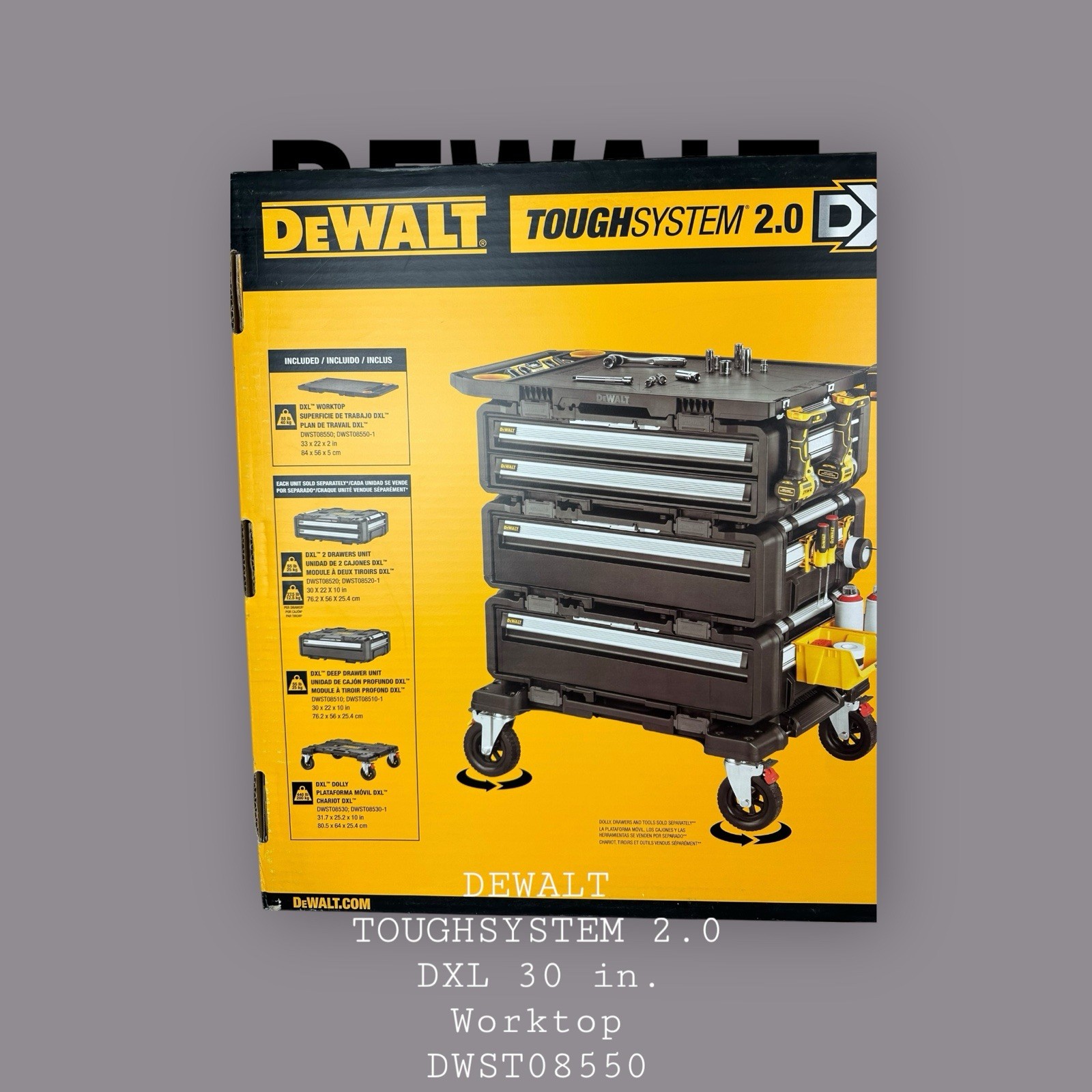 DEWALT DWST08550 TOUGHSYSTEM 2.0 DXL 30 in. Worktop