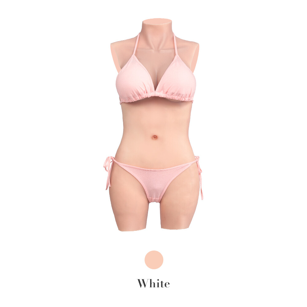 Silicone Breast Forms Realistic Body Suit Fake Vagina C Cup Crossdresser Cosplay