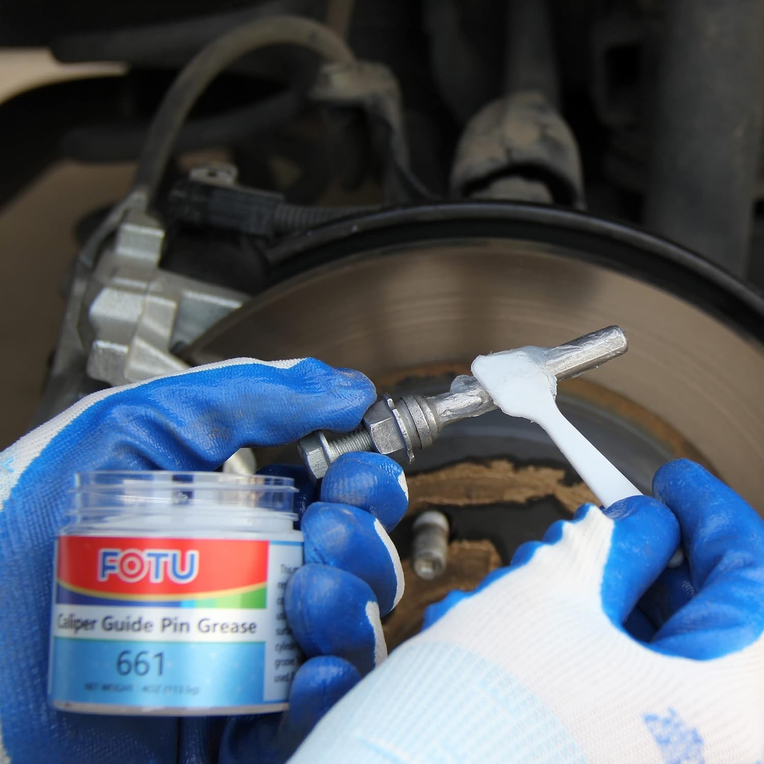 FOTU 661 Brake Caliper Pin Grease – Heat Resistant, Smooth Brake Performance New