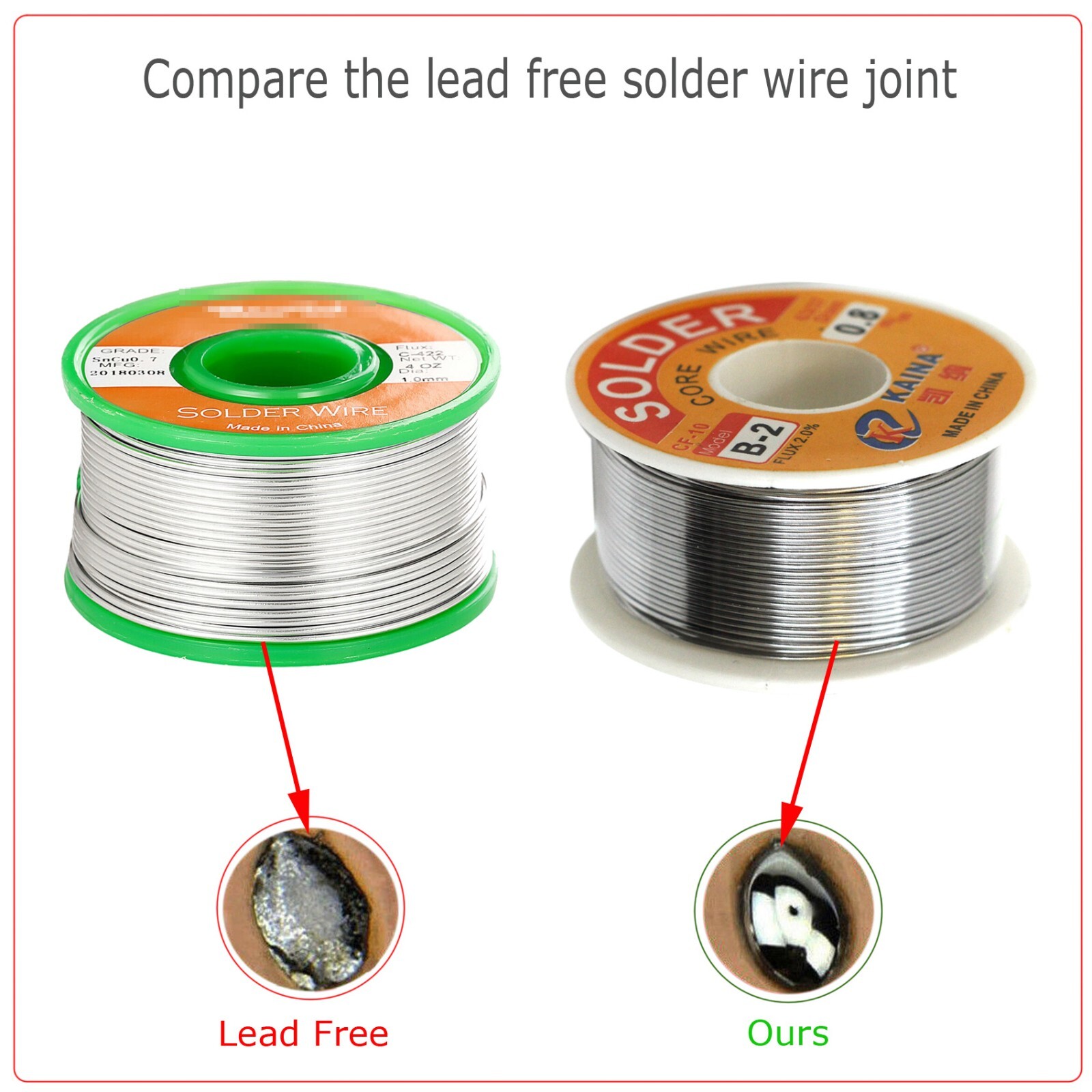 63-37 Tin Rosin Core Solder Wire Electrical Soldering Sn60 Flux .031"/1.0mm 50G