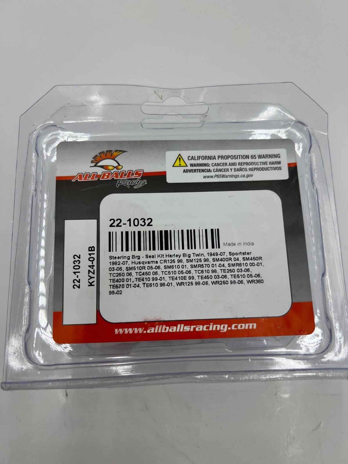 All Balls Steering Stem Bearing Seal 22-1032 for Harley Davidson XLH1000 82-95